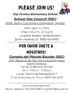 April SSC Flyer